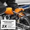 1st Choice Orange Disposable Nitrile Gloves with Raised Diamond Grip- Medium Duty, Industrial Grade - Perfect for Mechanics, Household Cleaning & More - 3 of 4