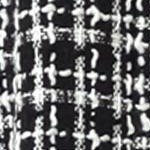 black white