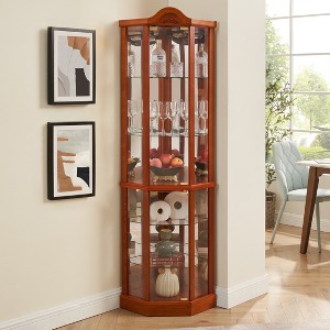 AndMakers 16.73 in. Display Cabinet with 2 Glass Doors - 1 of 4