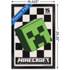 Trends International Minecraft: 15th Anniversary - Posterized Creeper Framed Wall Poster Prints - 3 of 4