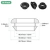 Unique Bargains Rubber Corrosion-Resistant Snap-in Locking Hole Plugs Black - 3 of 4