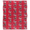 Gardner Webb University Logo Pattern Silky Touch Blanket White 50x60 - 2 of 4