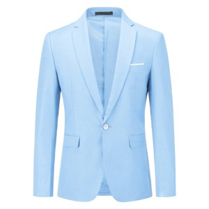 Cloudstyle Men's Suit Jacket One Button Slim Fit Sport Coat Business Daily Blazer - 1 of 4