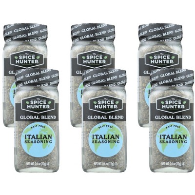 Spice Hunter Salt Free Italian Seasoning Blend - Case of 6/.6 oz
