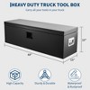 GustoWave 30/36/48in W Metal Truck Tool Box, Heavy Duty Truck Bed Toolboxes with Lock & Keys, Tool Chest Storage Organizer - 3 of 4