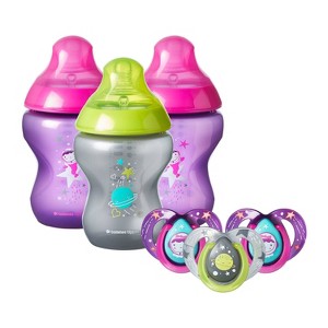 Tommee Tippee Baby Bottle Gift Sets - Purple