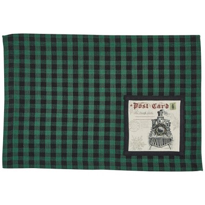 Park Designs Vintage Postcard Placemat Set - Green