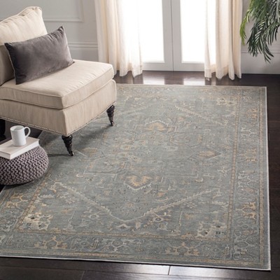 Heirloom Gray Hand-Knotted Viscose Blend Area Rug - 3'3" x 5'7"