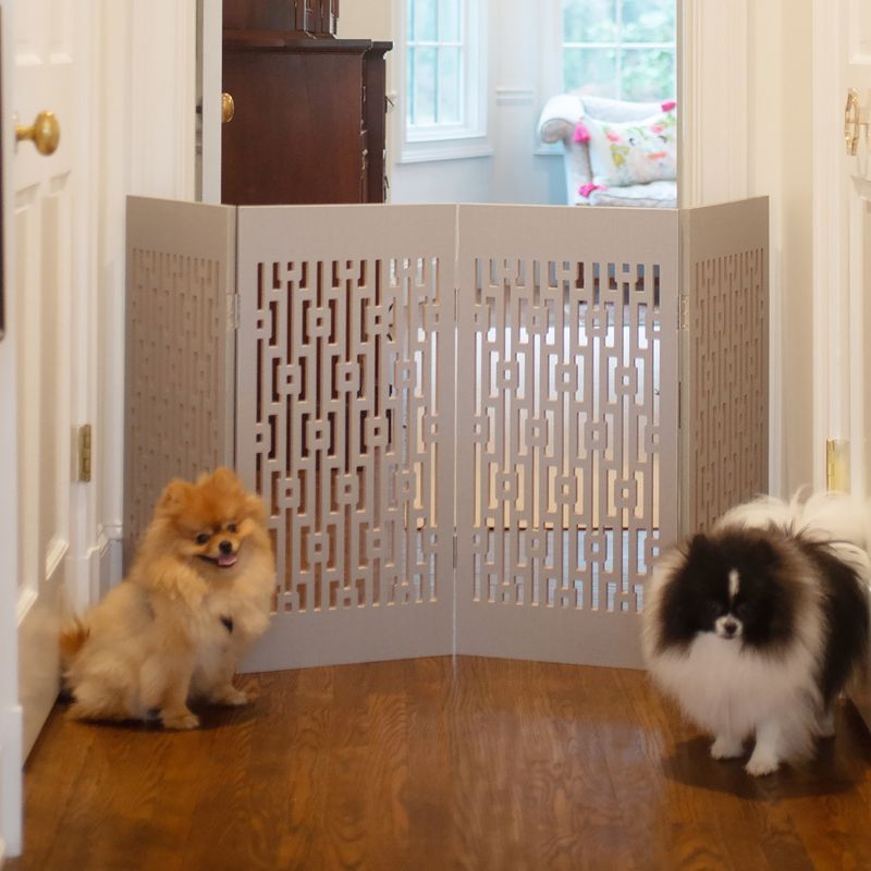 Cardinal Gates Decorative Freestanding Pet Gate - Expandable Indoor Barrier for Small to Medium Pets, 5 of 7