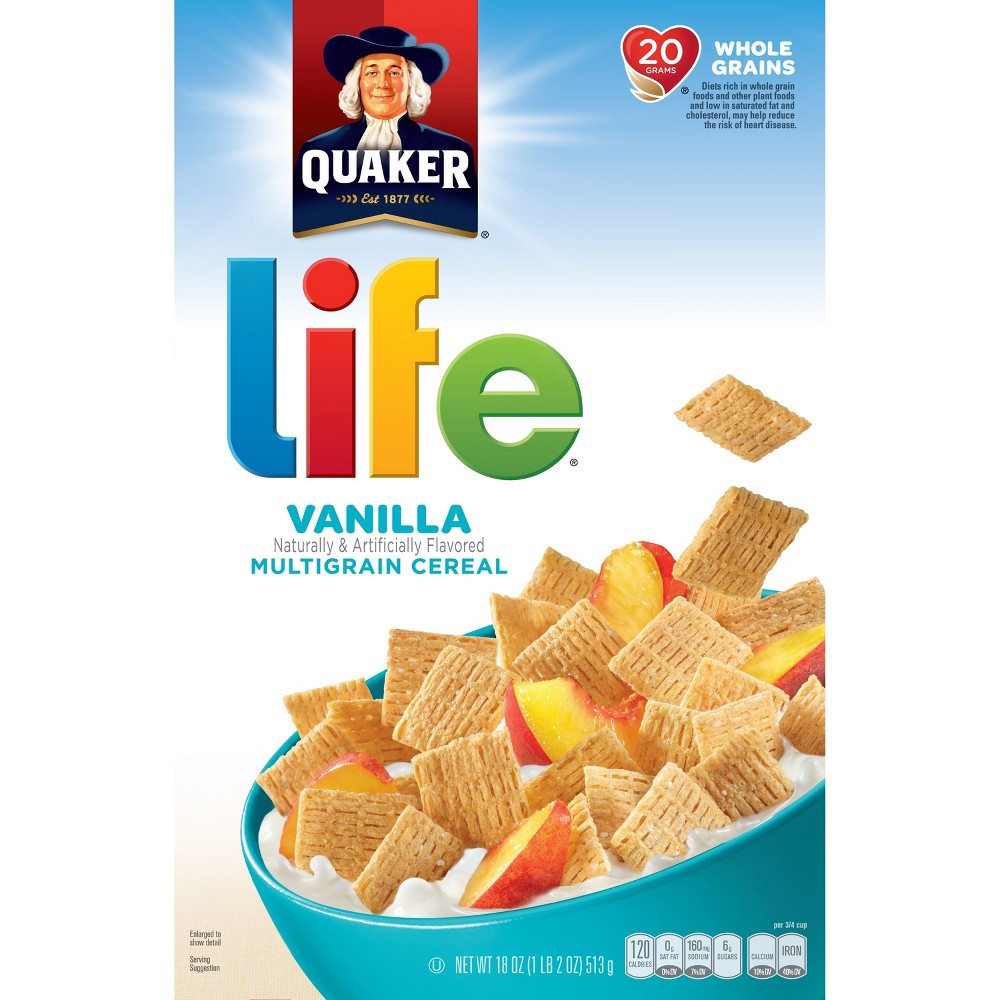 Quaker Cold Cereals UPC & Barcode