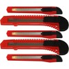 MotoProducts Bulk 5" and 6" Box Cutters Assorted Colors with Snap-Off Blades and Safety Locks - 2 of 3