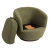NicBex Swivel Chair Modern Barrel Chair Armchair with Storage Living Room Chair for Bedroom, Office, Reading Spaces - 3 of 4