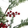 Northlight Pre-Lit Berries and Pine Artificial Potted Christmas Tree - 3' - Warm White LED Lights - 4 of 4