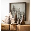 9"H, 12"H & 15"H Sullivans Christmas Gray Bottlebrush Trees Set of 3, Indoor Christmas Decor - 3 of 4