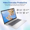 HP Essential 17.3" HD+ Touch Laptop, i3-N305, UHD Graphics, 16GB DDR4, 128GB eMMC + 1TB SSD, Wi-Fi 6, Windows 11 Home, Silver - 2 of 4