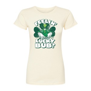 Women's - Marvel - Feelin Lucky Bub Fitted Graphic T-Shirt - 1 of 3