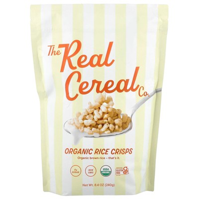The Real Cereal Co, Organic Rice Crisps, 8.4 oz