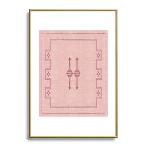 Becky Bailey Bungalow Kilim Metal Framed Art Print - Deny Designs - 1 of 4