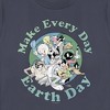 Women's Looney Tunes Every Day Is Earth Day Gang T-Shirt - 2 of 4