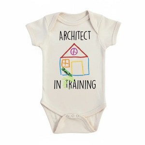 Architect Training - Baby Boy Girl Clothes Infant Onesie® Funny Cute Newborn GS1 - 1 of 4