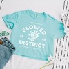 Simply Sage Market Women's Flower District Short Sleeve Relaxed Fit Cropped Graphic Tee - 3 of 3