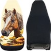 TruAIR 1-Piece Horse Print Front Seat Cover - 3 of 4