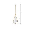 Nuvo Lighting Admiral 1 - Light Pendant in  Matte White/Natural Brass - 4 of 4
