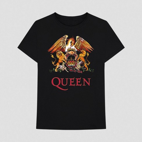 Men S Queen Short Sleeve Graphic T Shirt Black Target