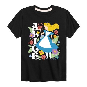 Boys' - Disney - Alice In Wonderland Short Sleeve Graphic T-Shirt - 1 of 4