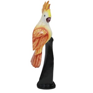 Beachcombers Large Wood Cockatoo Figure - 1 of 2