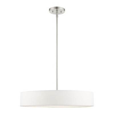 Livex Lighting Venlo 4 - Light Pendant in  Brushed Nickel