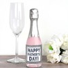 Big Dot of Happiness My Dad is Rad - Mini Wine and Champagne Bottle Label Stickers - Father's Day Favor Gift for Women and Men - Set of 16 - 2 of 4