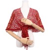 INSPIRE CHIC Women's Sequin Shawls and Wraps for Evening Dresses Fringed Sparkly Scarf 1Pc - 3 of 4