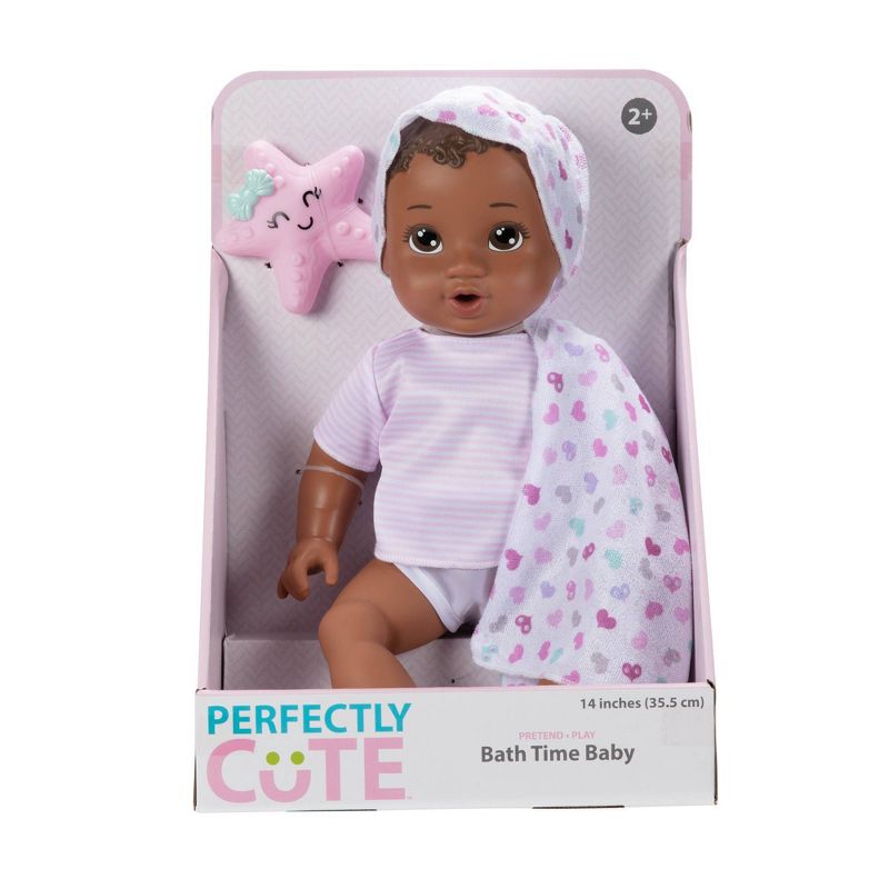 Perfectly Cute Bathtime Baby Doll - Brown Hair, 3 of 8