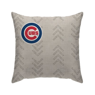 MLB Chicago Cubs Wordmark Decorative Throw Pillow