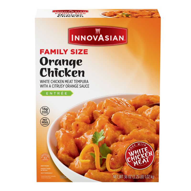 InnovAsian Family Size Frozen Orange Chicken - 36oz, 1 of 10