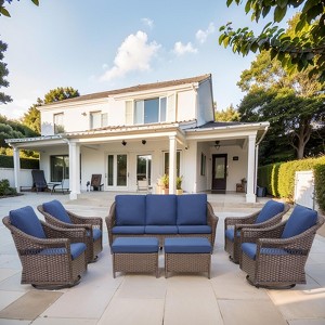 Buenhomino Outdoor Wicker Patio Set – Stylish, Durable & Comfortable - 1 of 4