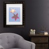 Trademark Fine Art - Pictufy Studio  Blue Star Matted Framed Art - image 2 of 4