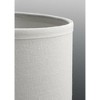 Progress Lighting, Inspire Collection, 3-Light Chandelier, Brushed Nickel, Off-White Linen Shade - 2 of 4