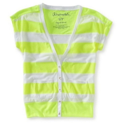 Aeropostale Womens Cardigan Button Up Shirt