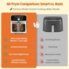WHALL® 6QT Air Fryer, 8-in-1 Electric Hot Oven with Digital LED Touchscreen, Visible Window, New, Stainless Steel - 4 of 4