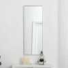 Elegant Lighting Metal frame rectangle mirror 14 inch in silver - 2 of 4