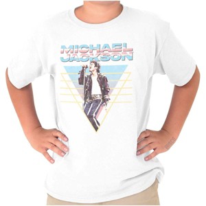 Michael Jackson 90s King of Pop Crewneck T Shirts Boy Girl Brisco Brands - 1 of 4