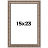 PosterPalooza | Ornate Gold Picture Frame - UV Acrylic, Foam Board Backing, Hanging Hardware - 2 of 4