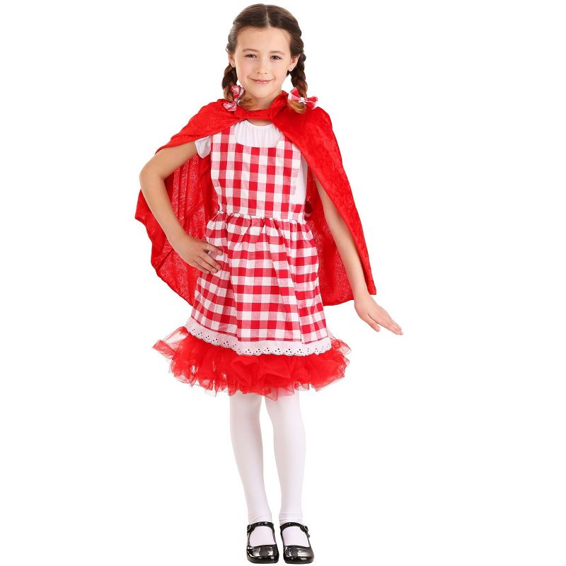 HalloweenCostumes.com Girl's Red Riding Hood Tutu Costume, 2 of 7