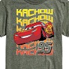 Men's - Cars - Lightning McQueen Kachow Stacked 95 Short Sleeve Graphic T-Shirt - 2 of 4