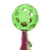 JW Pet Cataction Feather Ball Toy With Bell Interactive Cat Toy - 3 of 3