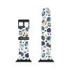 Ninola Design Watercolor Stains Blue Gold 42mm/44mm Black Apple Watch Band - Society6 - 3 of 3