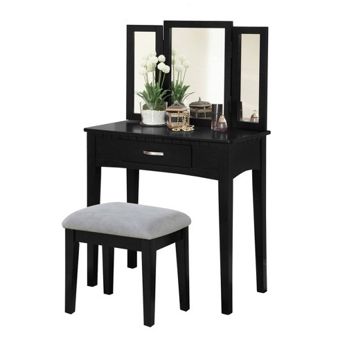 Brassex Leilani Vanity Table Set - image 1 of 4