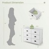 Costway 3-Tier Storage Organizer with 6 Foldable Fabric Drawers Fabric Storage Drawers - 3 of 4